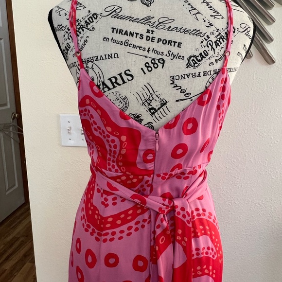 FARM Rio Octocool Pink and Red Patterned Dress - Picture 8 of 11
